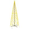 vidaXL LED-Weihnachtsbaum Kegelform Warmwei&szlig; 1400 LEDs 160x500 cm