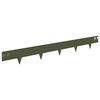 vidaXL Raseneinfassung 20 pcs 100 x 12 cm Stahl Olivgr&uuml;n