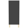 vidaXL Sideboard Grau 57x35x90 cm Holzwerkstoff