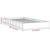 vidaXL Massivholzbett 75x190 cm