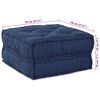vidaXL Modulares Sofa 4 pcs Indigo Stoff