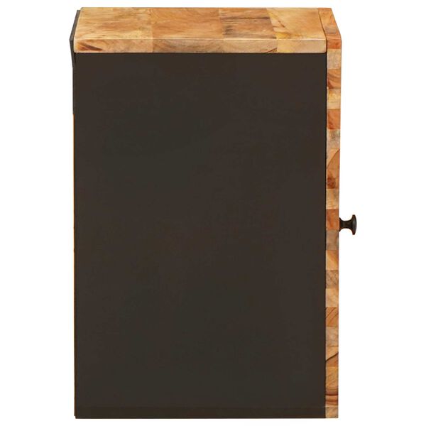 vidaXL Badezimmer H&auml;ngeschrank Natur 38 x 33 x 48 cm Massivholz Mango