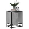 vidaXL Nachttische 2 Stk. Grau Sonoma 40x31x50 cm Holzwerkstoff Metall