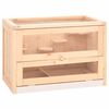 vidaXL Hamsterk&auml;fig 60x35,5x42 cm Massivholz Tanne