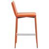 vidaXL Barhocker 2 Stk. Orange Kunstleder