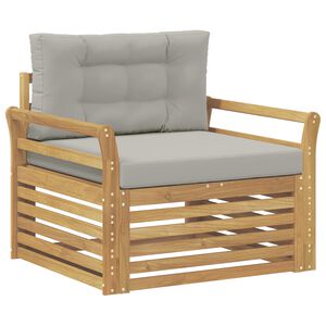 vidaXL Outdoor-Sofa Polyester Wei&szlig;