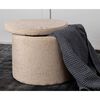 Venture Home Hocker Dunken 51x51x43 cm Teddy Beige