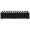 vidaXL Bettgestell ohne Matratze Schwarz 100x200 cm Stoff