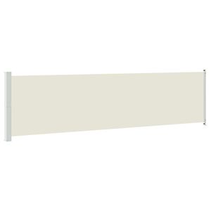 vidaXL Seitenmarkise Ausziehbar 600x160 cm Creme