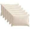 vidaXL Kissenbezug 6 stk. HOUTEN Creme 30 x 50 cm Chenille-Stoff