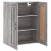 vidaXL Wandschrank Grau Sonoma 69,5x34x90 cm Holzwerkstoff
