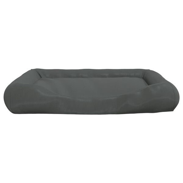 vidaXL Hundebett mit Kissen Dunkelgrau 115x100x20 cm Oxford-Gewebe