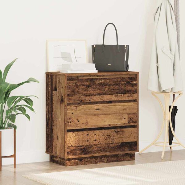 vidaXL Nachttisch Altholz 71 x 34,5 x 75 cm Holzwerkstoff