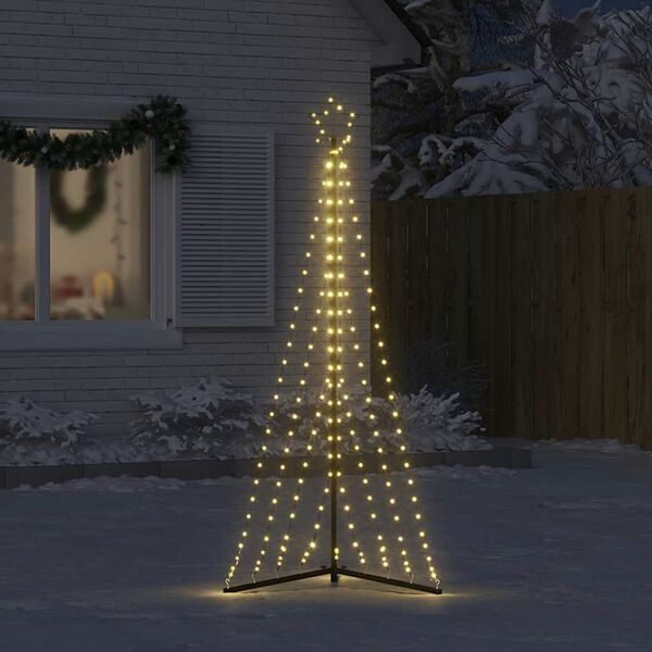 vidaXL LED Weihnachtsbaum 339 LEDs Warmweiß 187 cm
