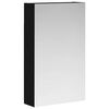 vidaXL Badezimmerspiegelschrank Schwarz Eichen-Optik 30 x 10,5 x 50 cm