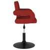 vidaXL Barhocker Weinrot Stoff