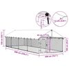 vidaXL Outdoor-Hundezwinger mit Dach 600x200x150 cm