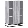 vidaXL Highboard Grau Sonoma 68x35x106,5 cm Holzwerkstoff und Metall