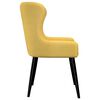 vidaXL Esszimmerstühle 2 Stk. Gelb Stoff