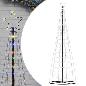 vidaXL LED Weihnachtsbaum 550 LEDs Mehrfarbig 300 cm