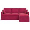 vidaXL Sofa Weinrot Gesamtabmessungen: 198 x 134 x 80 cm (B x T x H)
