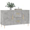 vidaXL Sideboard Betongrau 100x36x60 cm Holzwerkstoff