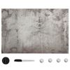 vidaXL Magnettafel Wandmontage Glas 60x40 cm
