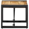 vidaXL Couchtisch 40x40x35 cm Raues Massivholz Mango