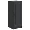 vidaXL Sideboard Schwarz 33 x 34,5 x 87 cm Holzwerkstoff