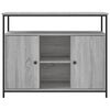 vidaXL Sideboard Grau Sonoma 100x35x80 cm Holzwerkstoff