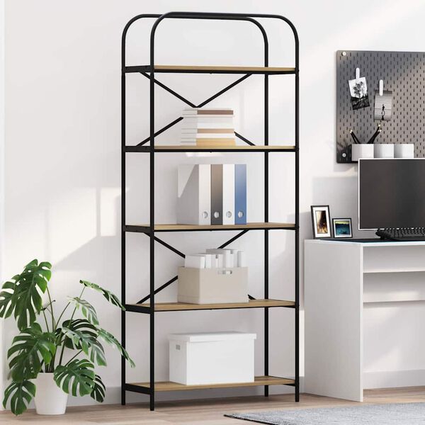 vidaXL B&uuml;cherregal Artisan-Eiche 80 x 30 x 183 cm Holzwerkstoff