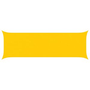 vidaXL Sonnensegel Gelb 6 x 2 m 100 % Polyester Oxford