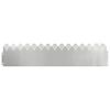 vidaXL Rasenkanten 30 stk. 103 x 0,05 x 22 cm Verzinkter Stahl Silber