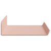 vidaXL Schwebendes Regal Wandmontiert 3 pcs Rosa 40 x 9 x 2,5 cm Stahl