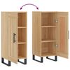vidaXL Sideboard Sonoma-Eiche 34,5x34x90 cm Holzwerkstoff
