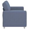 vidaXL Zweisitzer-Sofa Blau 160x77x82 cm Cordstoff