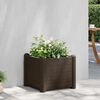 vidaXL Garten-Hochbeet PP Mokka 43x43x35 cm