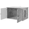 vidaXL Katzenhaus Beton 85 x 55 x 50 cm Holzwerkstoff