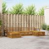 vidaXL Sofagarnituren 6 pcs Natur Massivholz Akazie