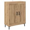 vidaXL Sideboard Artisan-Eiche 69,5 x 34 x 90 cm Verbundholz und Eisen