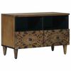 vidaXL TV-Schr&auml;nk Braun 70 x 33,5 x 46 cm Massivholz Mango