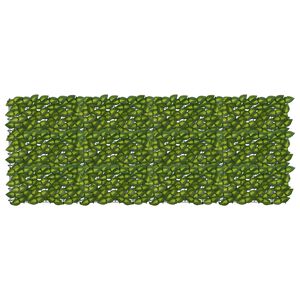 vidaXL Balkonsichtschutz mit Bl&auml;ttern Gr&uuml;n und Gelb 200 x 75 cm