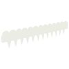 vidaXL Raseneinfassung 20 pcs 103 x 20 cm Stahl Wei&szlig;