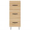 vidaXL Sideboard Sonoma-Eiche 34,5x34x90 cm Holzwerkstoff