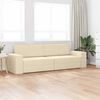 vidaXL Schlafsofa 200cm Creme Stoff