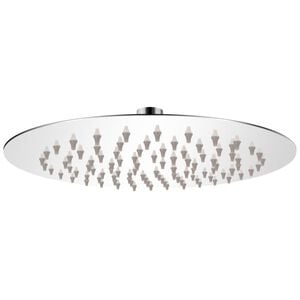 vidaXL Regenbrause Edelstahl 20 cm Rund