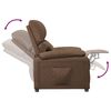 vidaXL Relaxsessel Braun Stoff