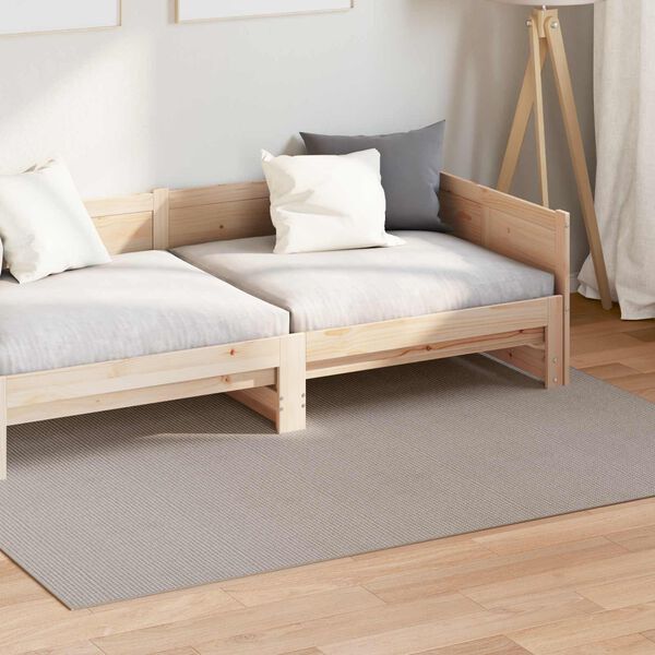 vidaXL Bereichsteppiche LUGO Creme und Taupe 170 x 120 cm Polyester