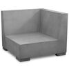 vidaXL 5-tlg. Garten-Lounge-Set mit Auflagen Beton Grau