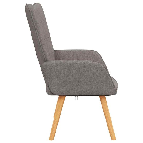 vidaXL Relaxsessel Taupe Stoff